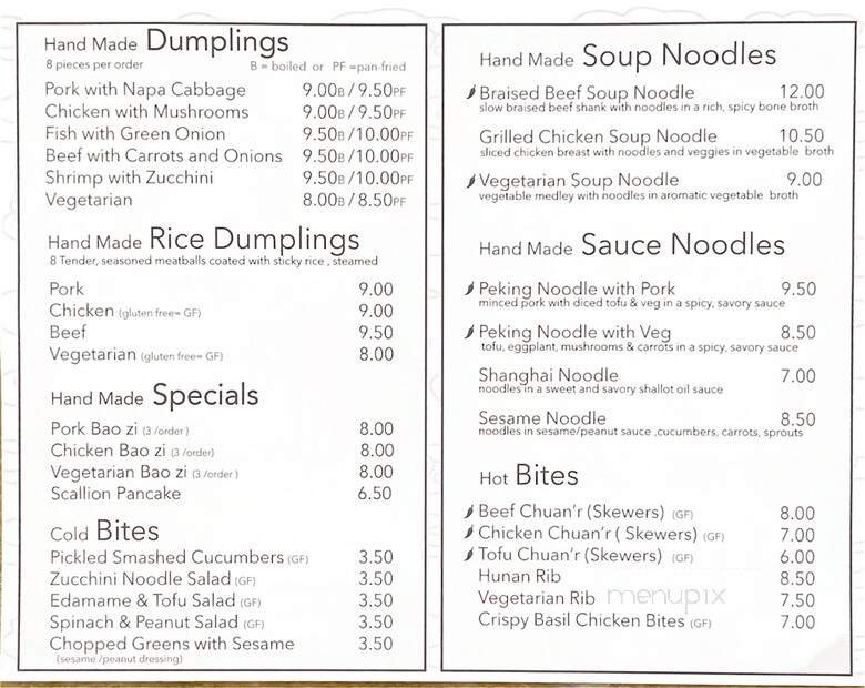 Menu page 2