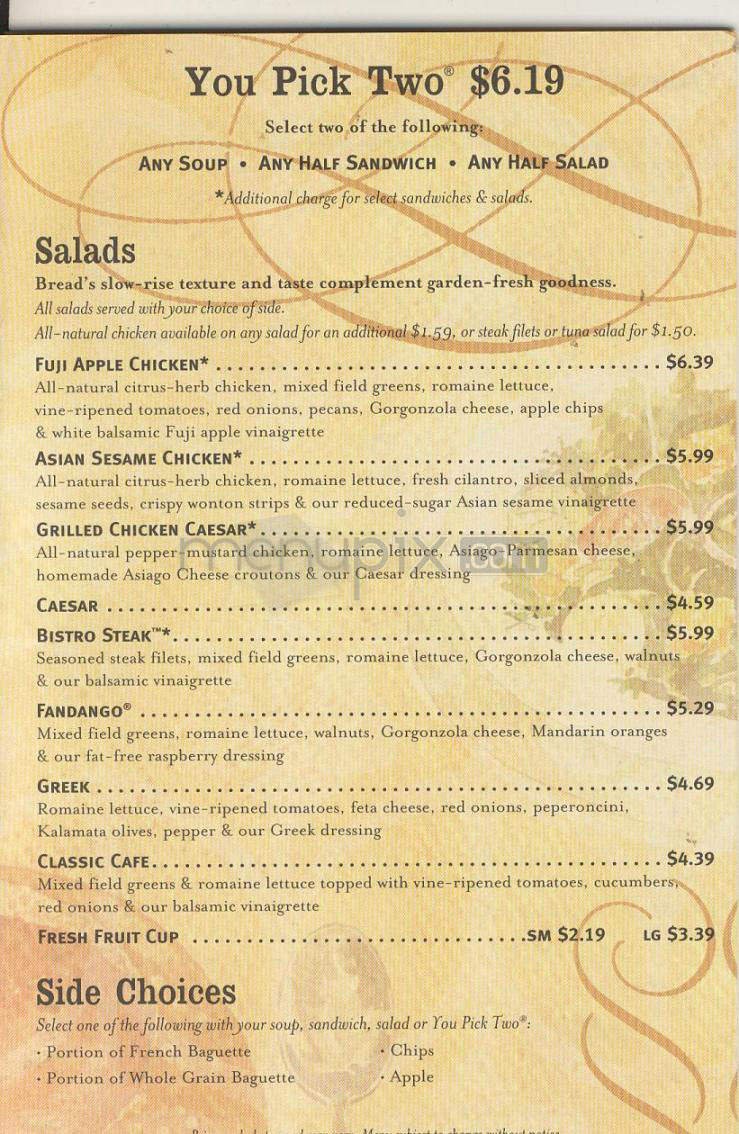 Menu page 4