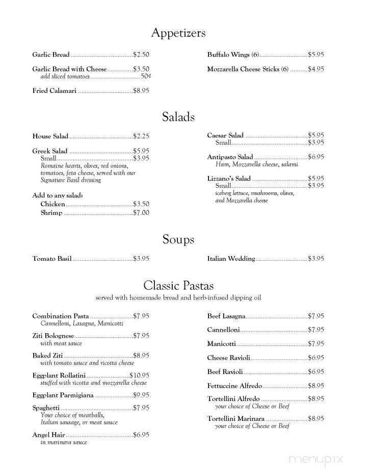 Menu page 2