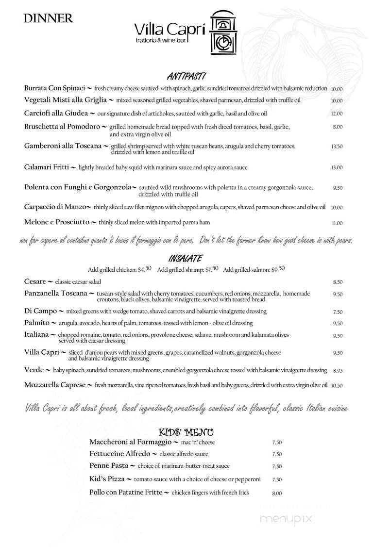 Menu page 2
