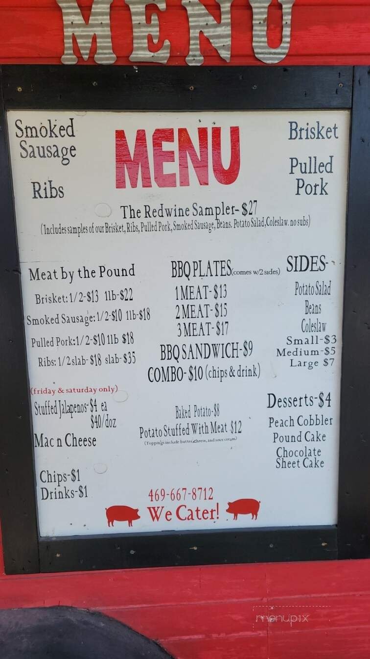 Menu page 1
