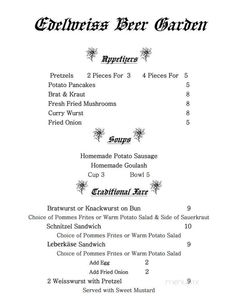 Menu page 1
