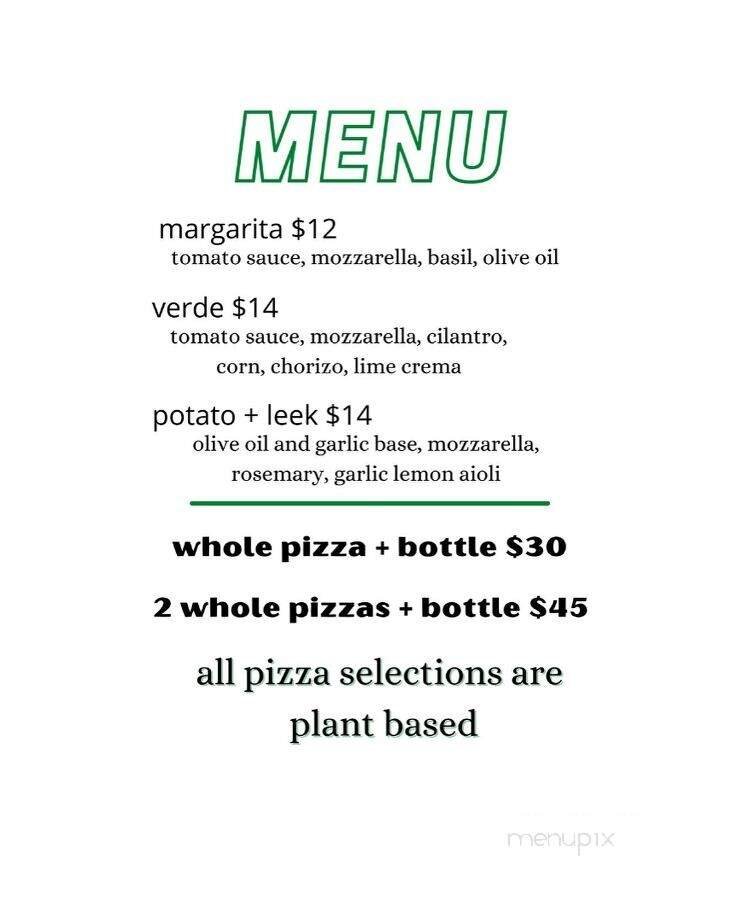 Menu page 1