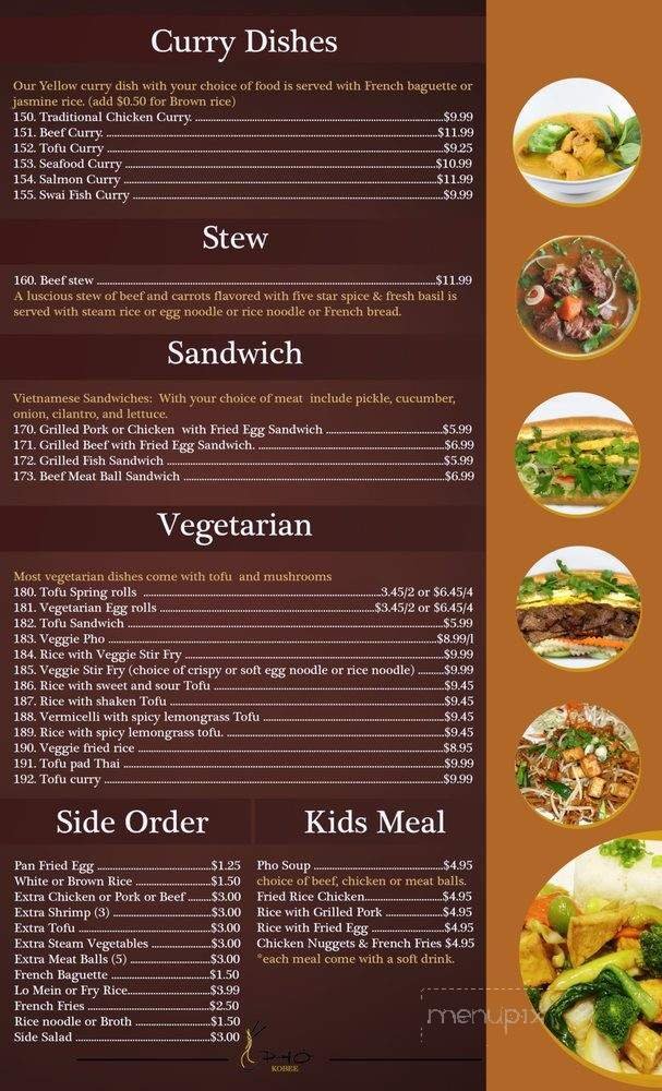 Menu page 2