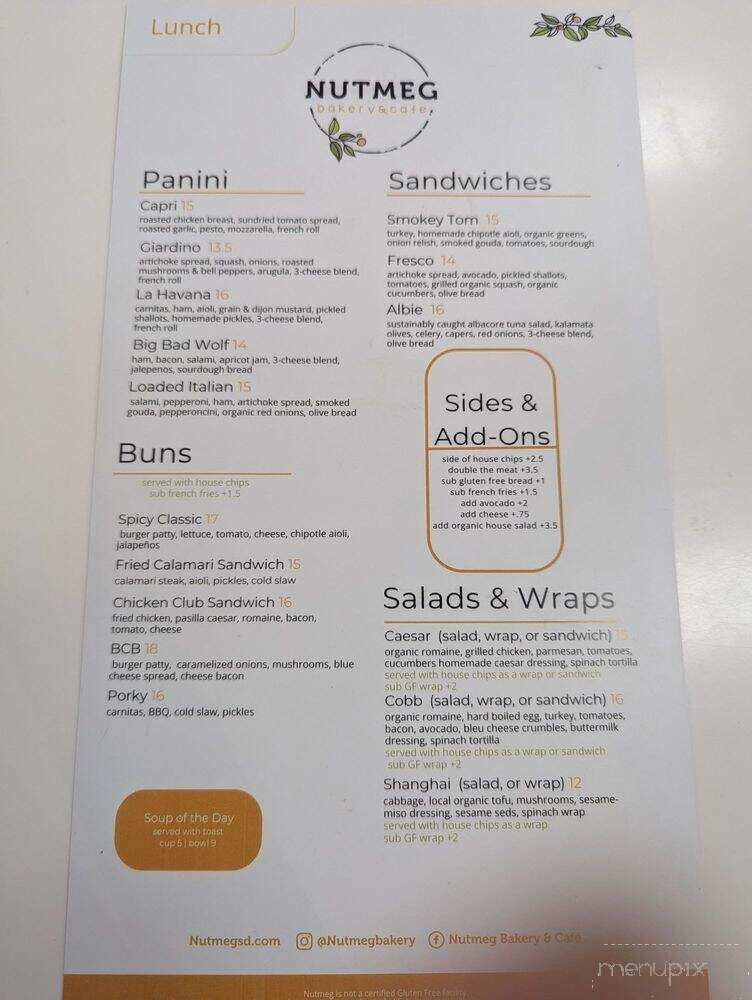 Menu page 2