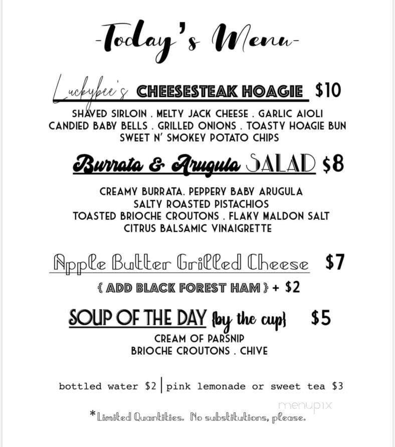 Menu page 2