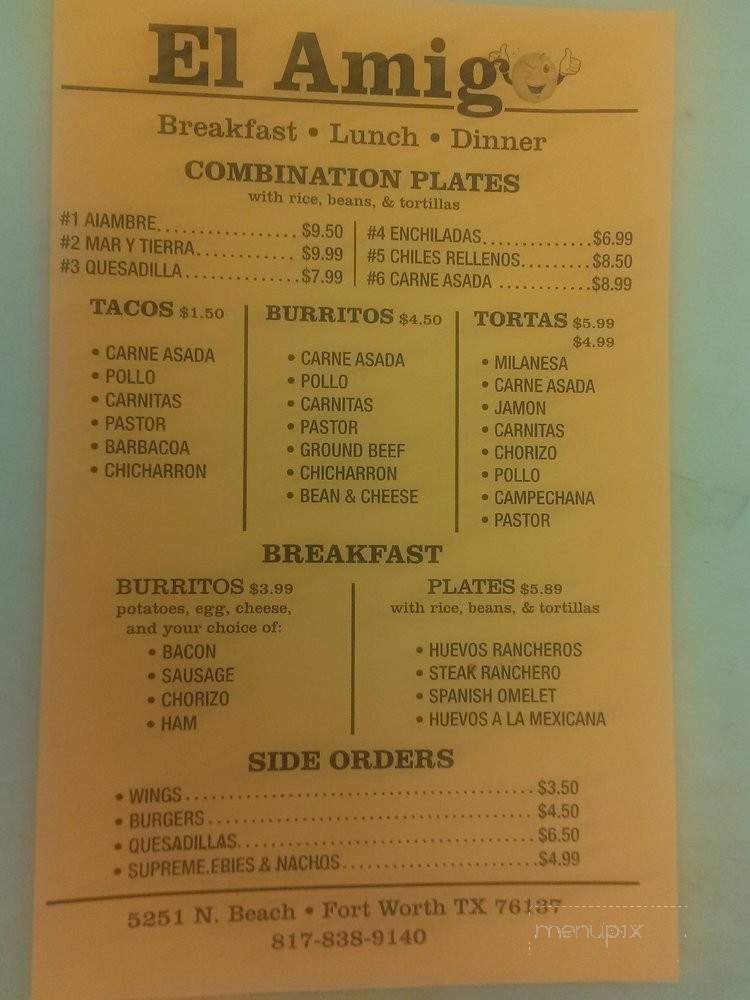 Menu page 1