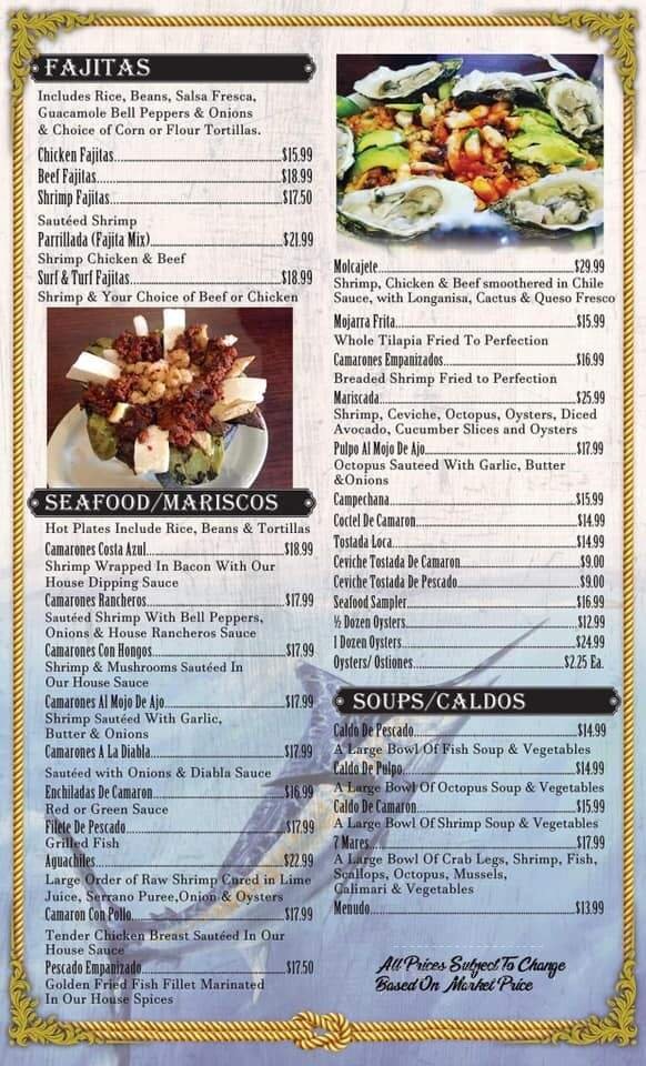 Menu page 3