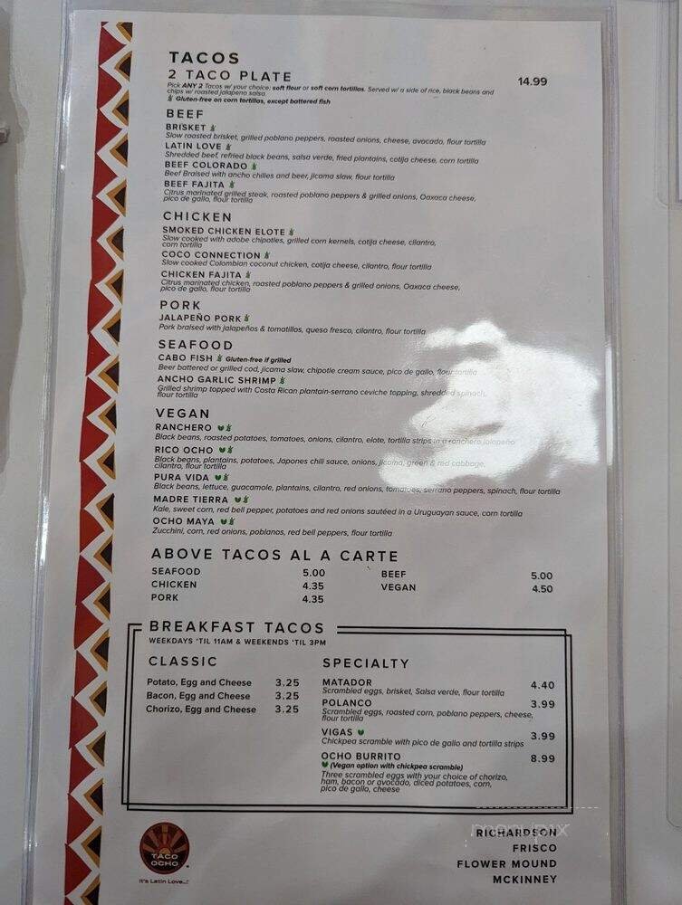 Menu page 2