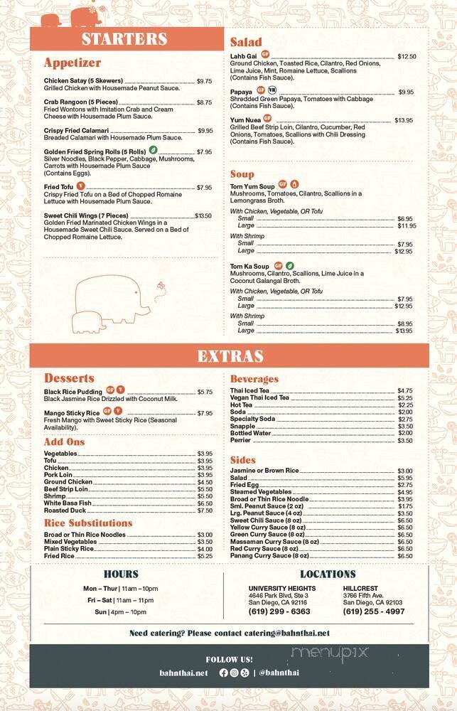 Menu page 2