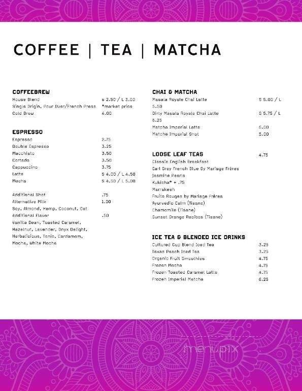 Menu page 2