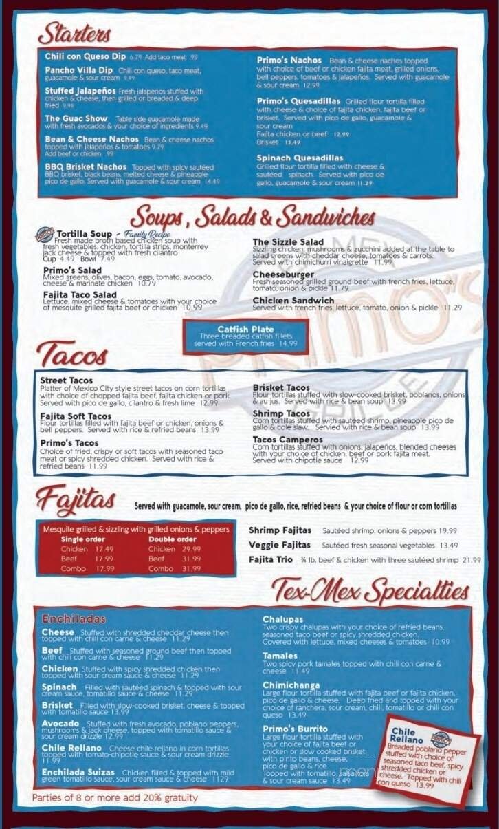 Menu page 2