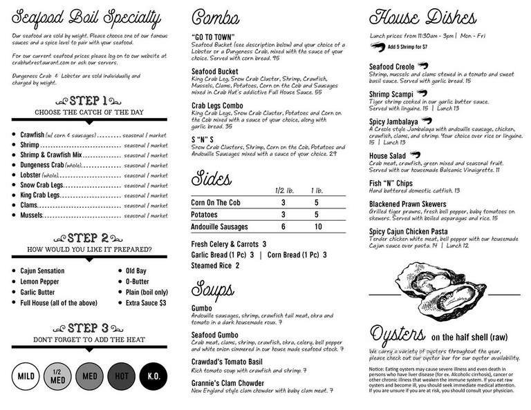 Menu page 2