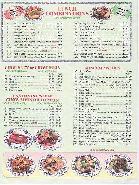 Menu page 2
