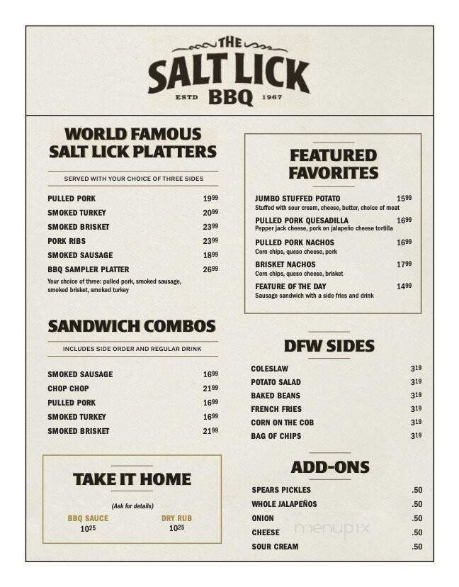 Menu page 2
