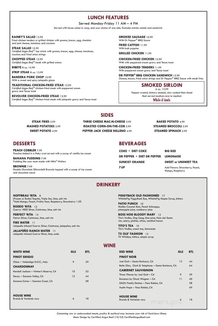 Menu page 2