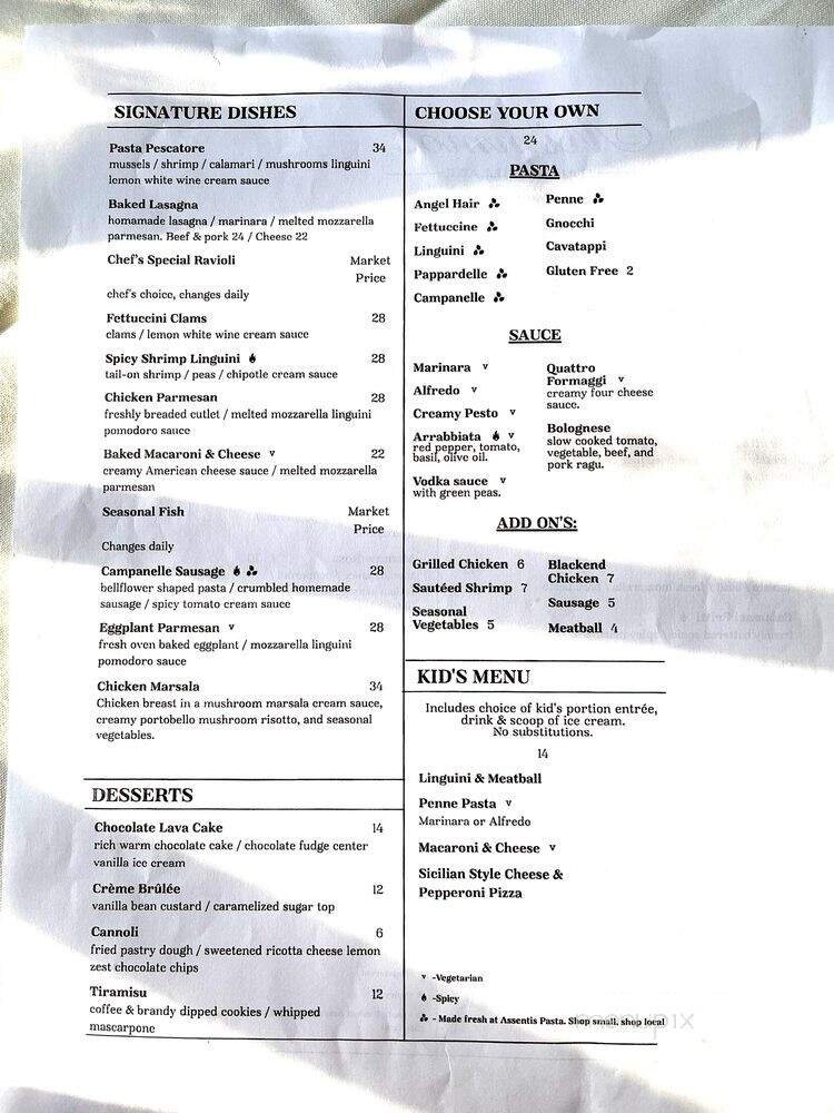 Menu page 2
