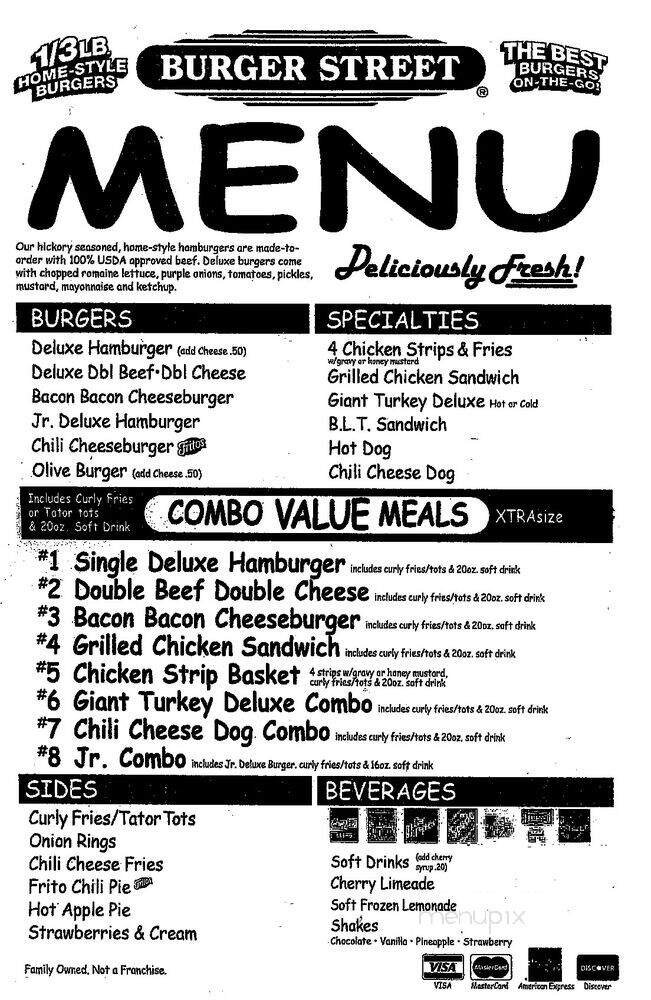 Menu page 1