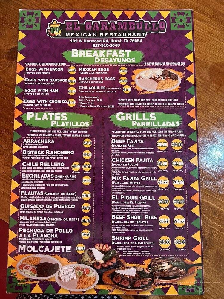 Menu page 2