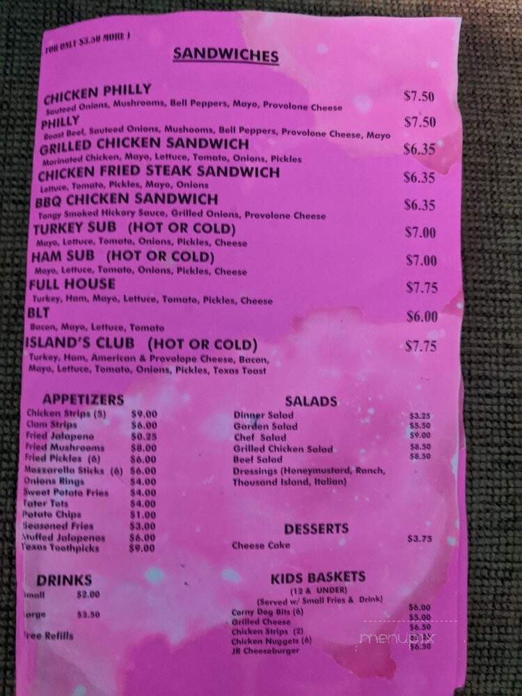Menu page 2