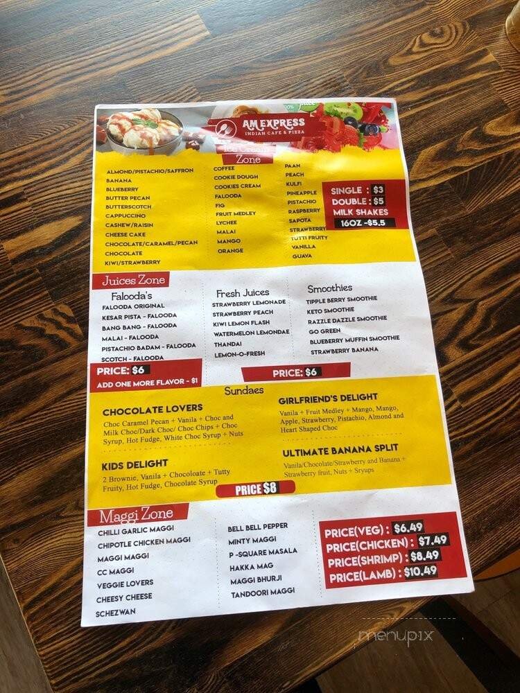 Menu page 2