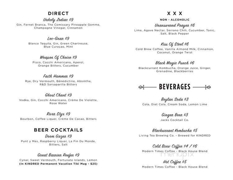 Menu page 2