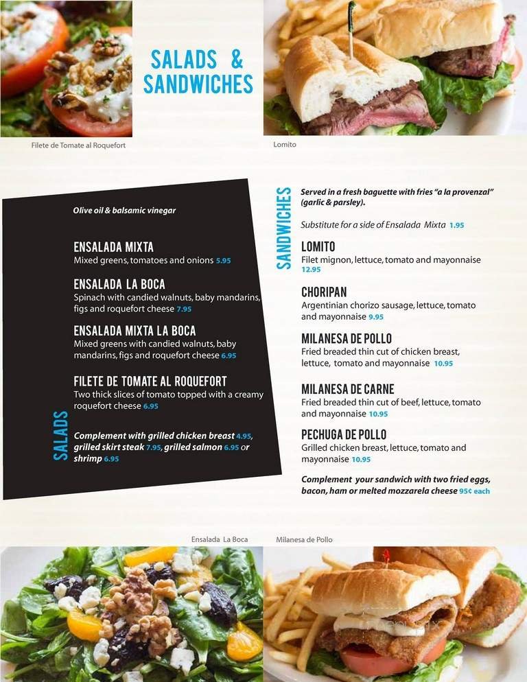 Menu page 2