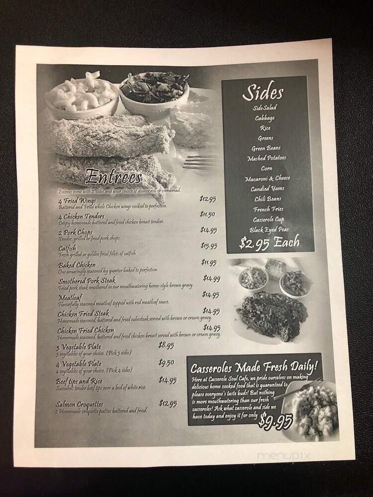Menu page 1
