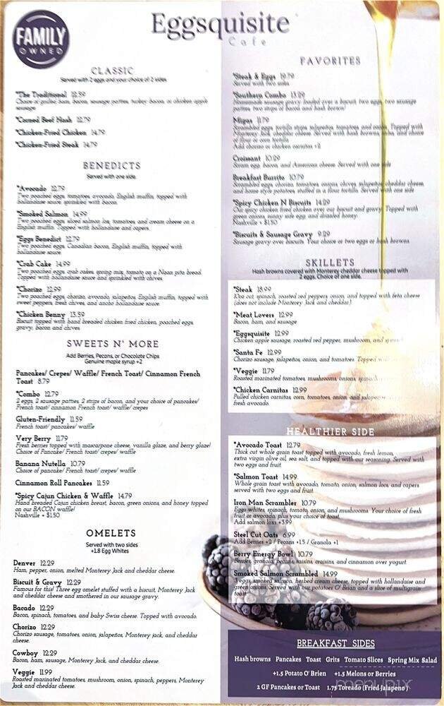 Menu page 1