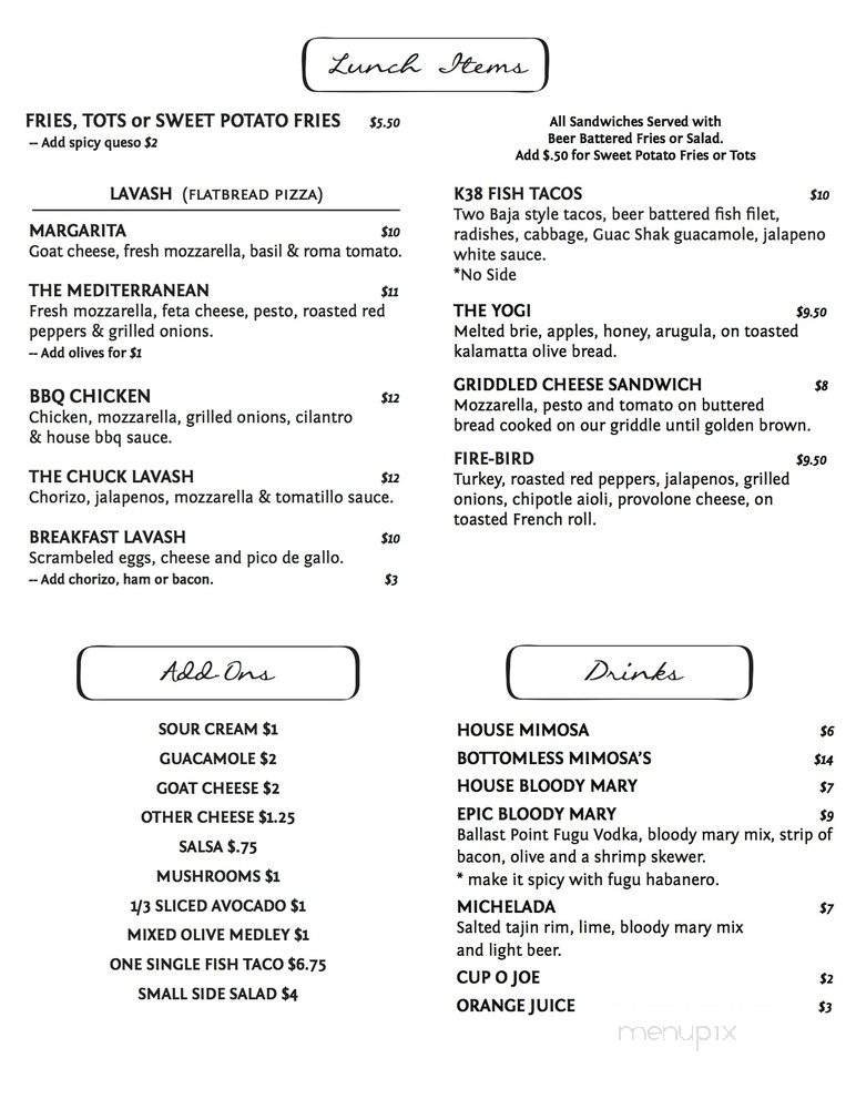 Menu page 4