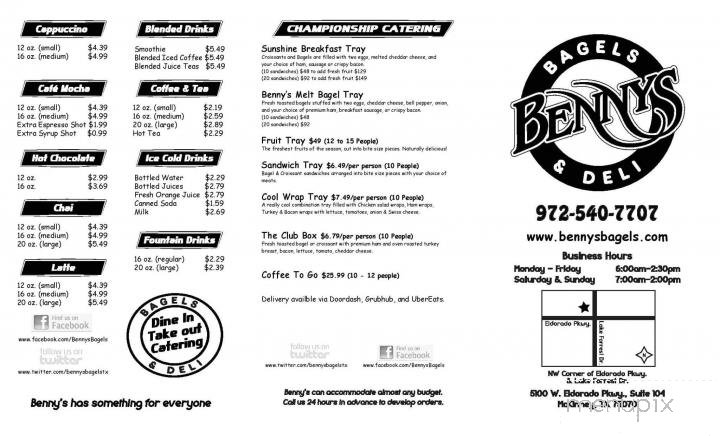Menu page 1