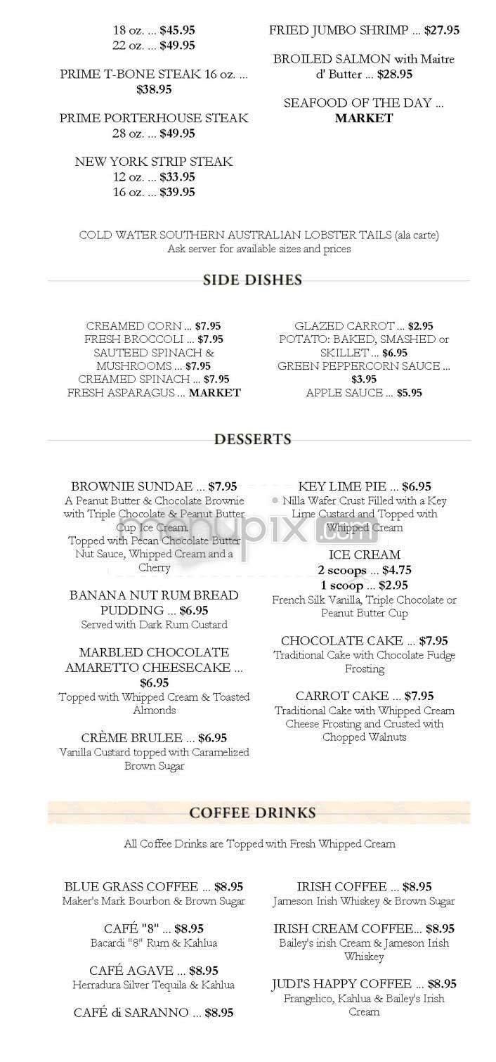 Menu page 1