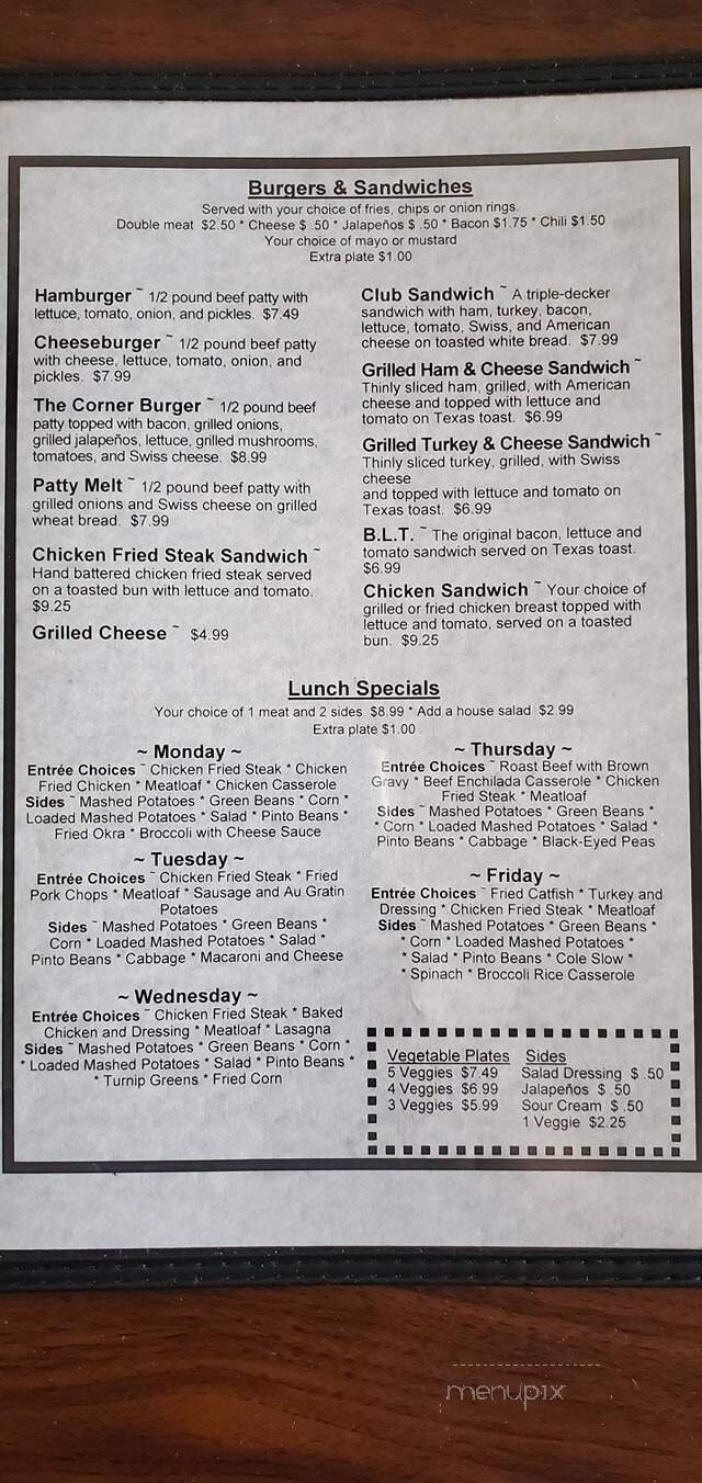 Menu page 2