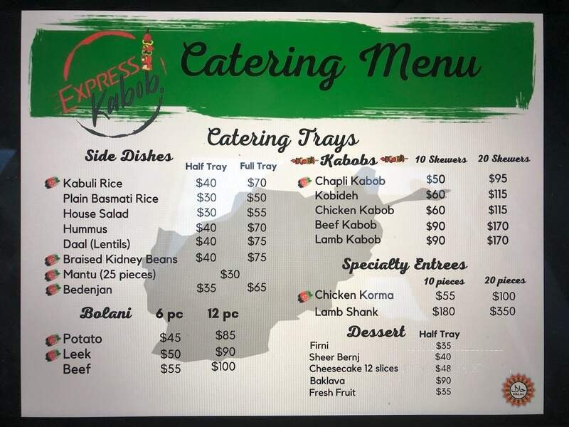 Menu page 1