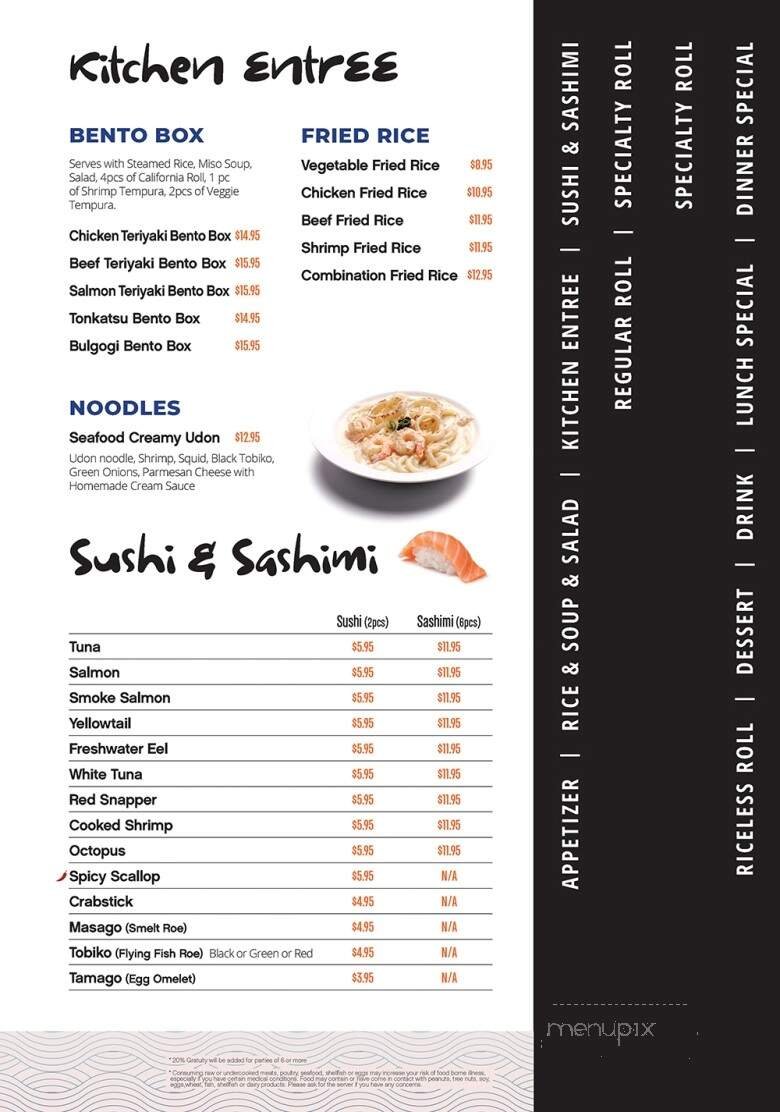 Menu page 2