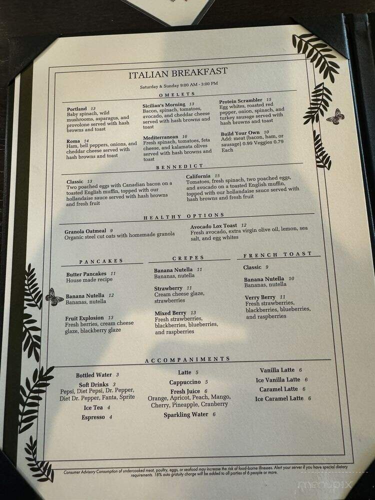 Menu page 2