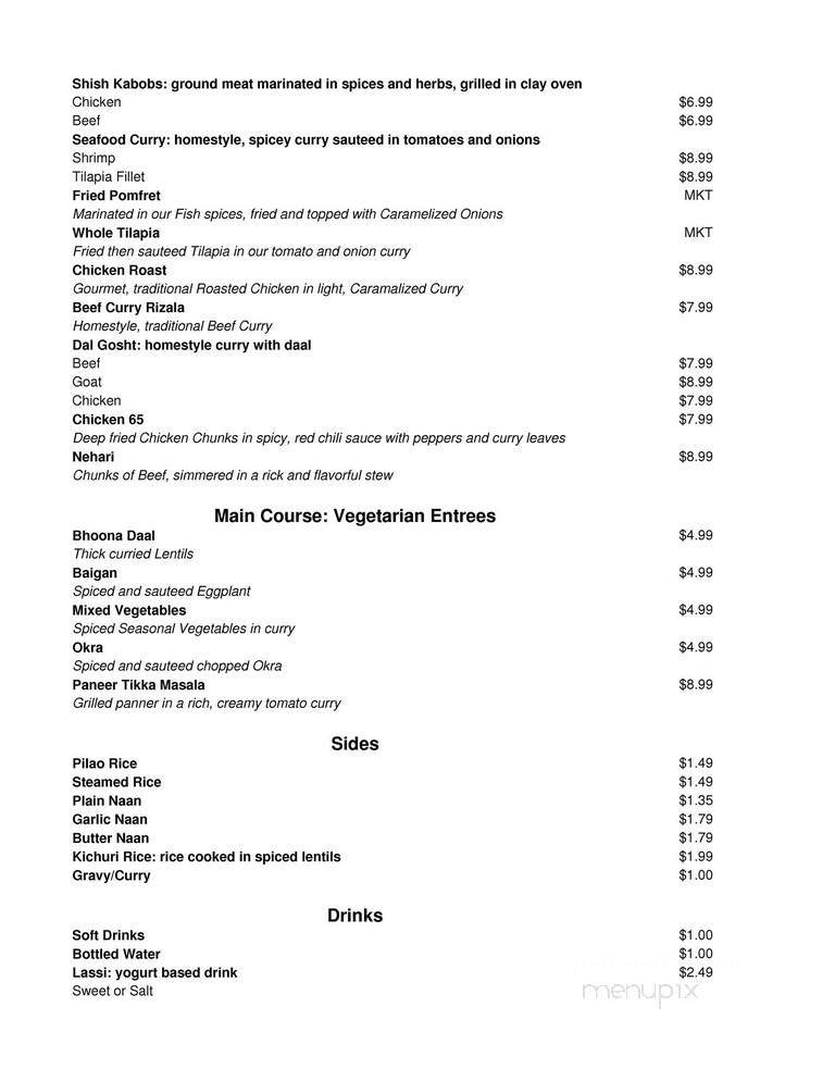 Menu page 2
