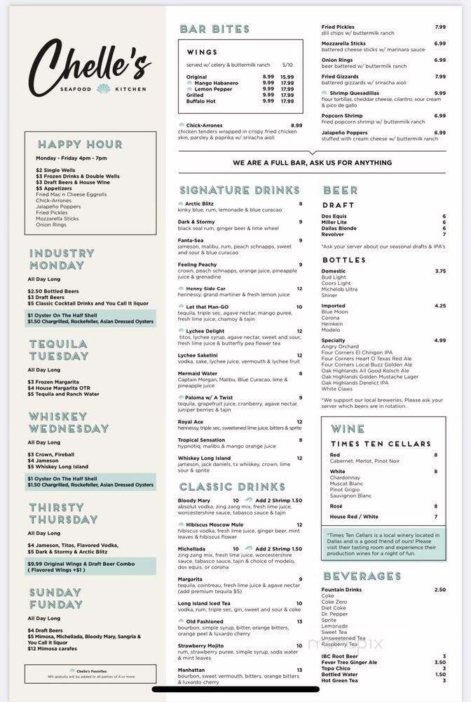 Menu page 2