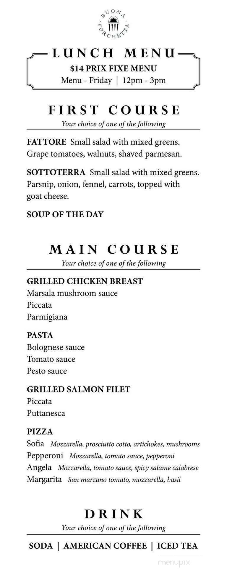 Menu page 2
