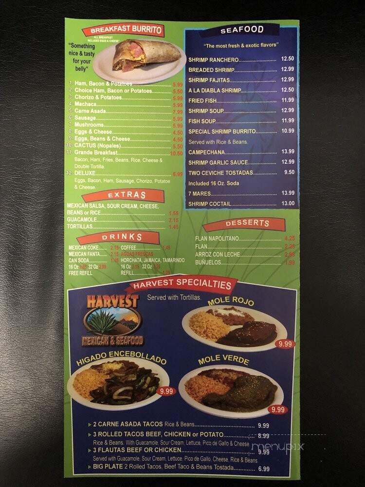 Menu page 5