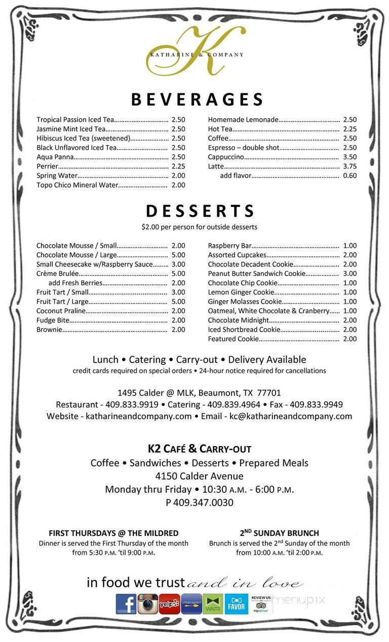Menu page 2
