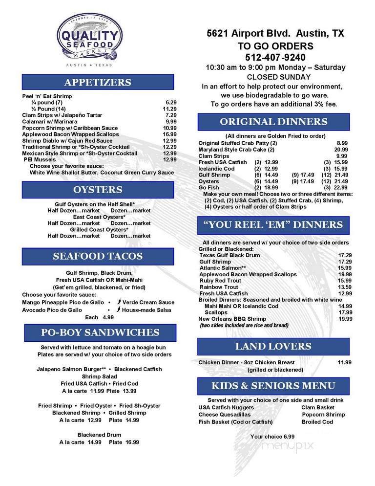 Menu page 1