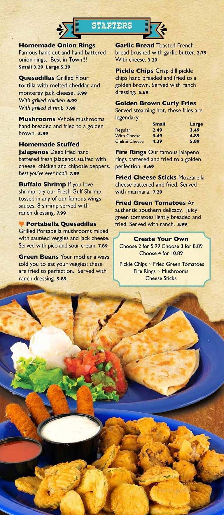 Menu page 2