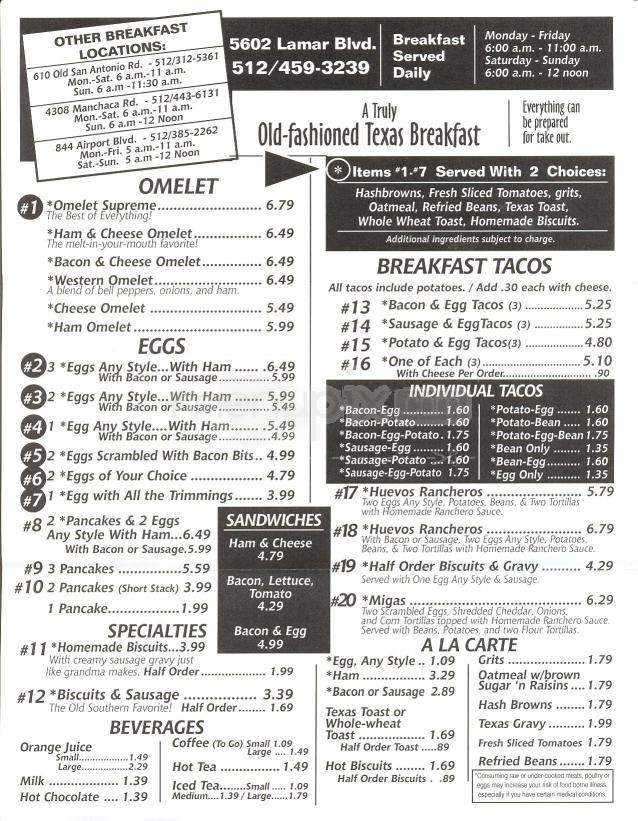 Menu page 2