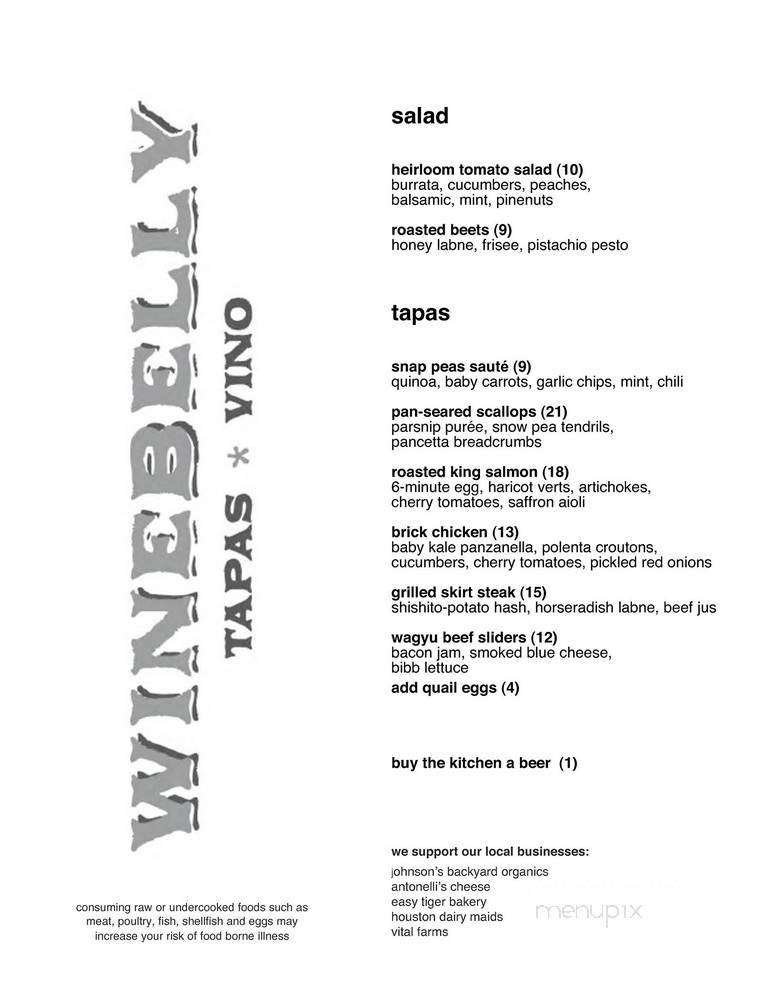Menu page 1