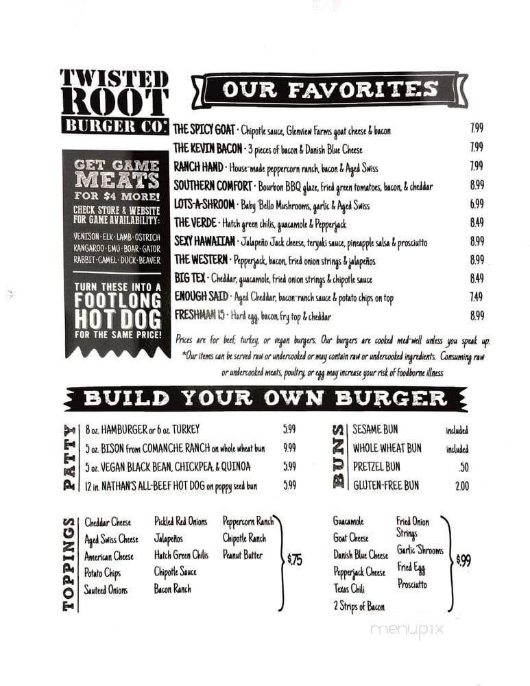 Menu page 2