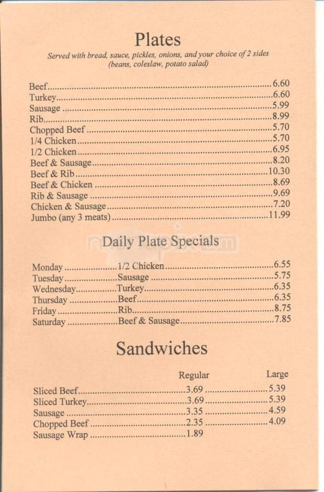Menu page 2