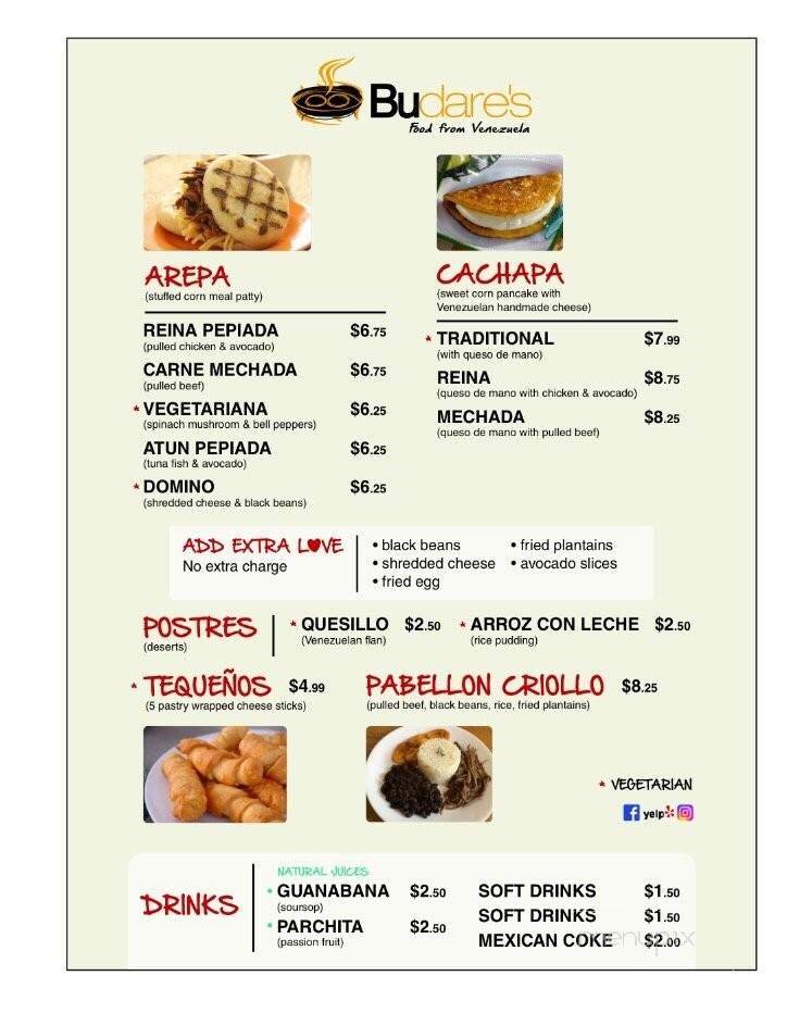 Menu page 1