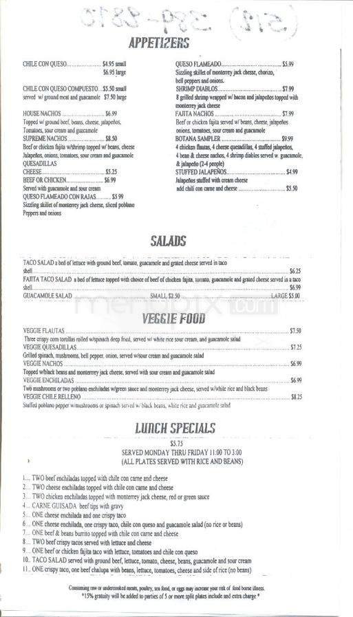 Menu page 2