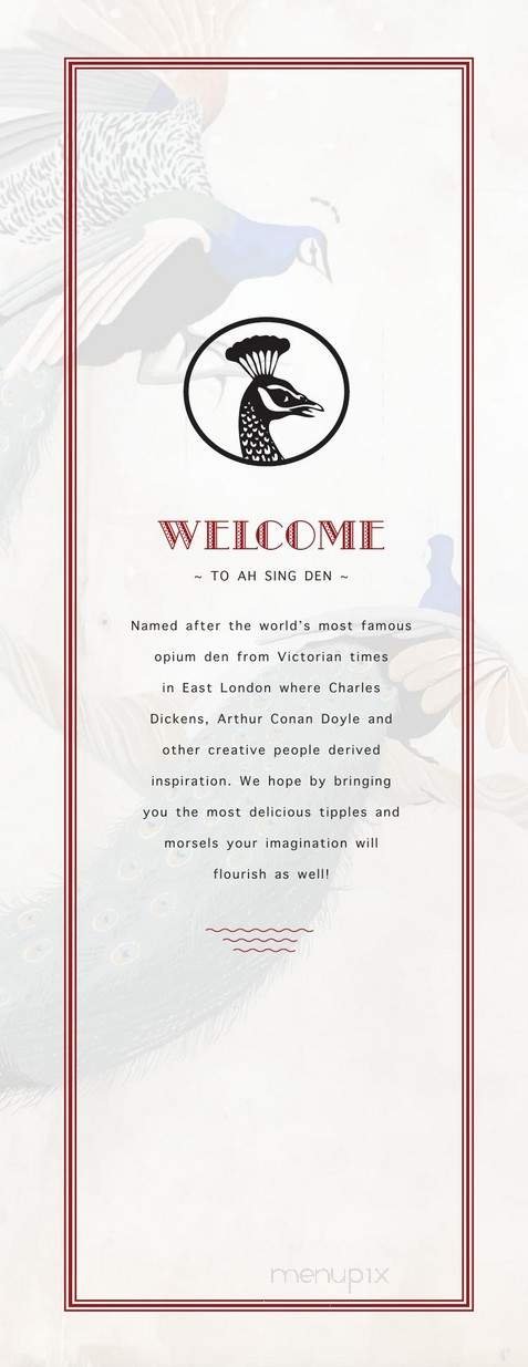 Menu page 1